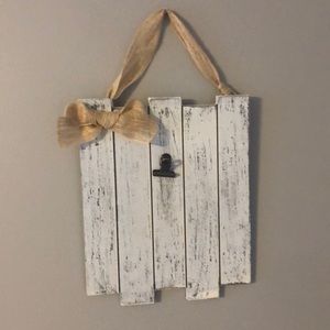 Wooden distressed picture frame